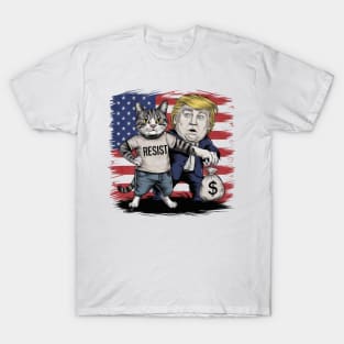 Cats Against Trump T-Shirt